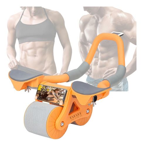 Rodinha P/abdominal Dupla Reforçada Treino + Suporte Celular