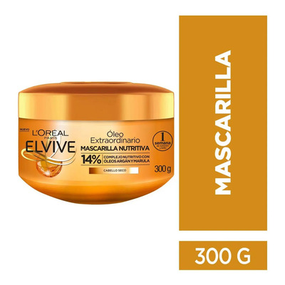 Crema Tratamiento Elvive Oleo Extraordinario Nutrición 300gr | MercadoLibre