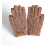 Guantes Termicos Invierno Textura Cachemira Pantalla Tactil