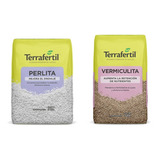 Combo Perlita 5 L + Vermiculita 5 Dm3 Terrafertil /salamanca