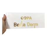 Placa De Sinalização P/ Porta Personalizada Acrílico 12x30cm