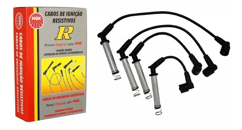 Kit Cables De Bujias Y Bujias Ngk Chevrolet Agile Celta 1.4