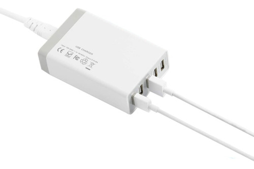 Multicargador Portatil Home Charger 6 Entradas Usb 