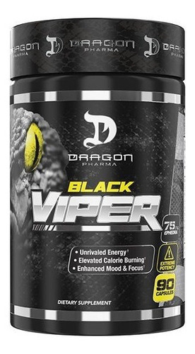 Termogenico Dragon Pharma Black Viper 90 Caps Energy Extreme