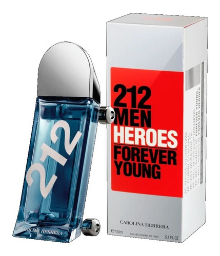 Perfume 212 Heroes Carolina Herrera Masc Edt 150ml-original