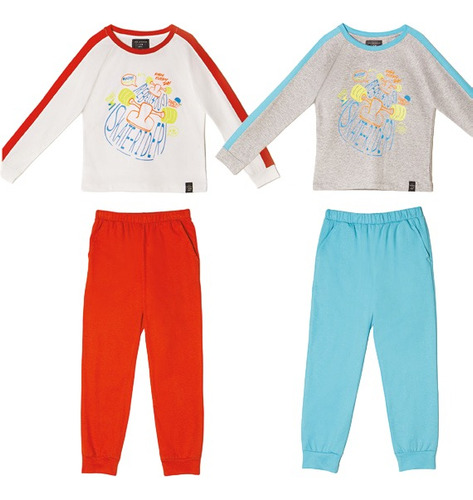 Pijama Nene Manga Larga Sate Mini Promesse Mb25007 