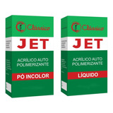 Kit Resina Acrílica Autopolimerizavel Jet Liquido+pó Incolor
