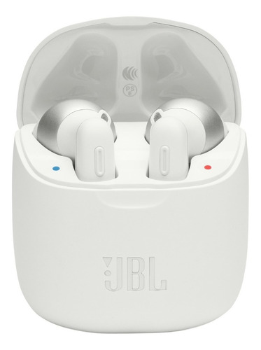 Audífonos In-ear Inalámbricos Jbl Tune 220tws 220 Blanco Con Luz  Verde Oscuro