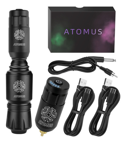 Máquina Tatuar Rotativa Pen Rocket Fuente Inalámbrica Atomus