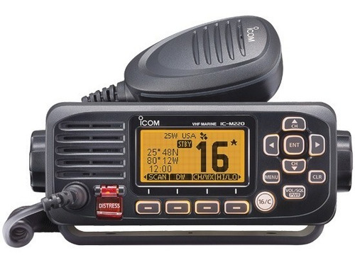 Radio Maritimo Vhf 25w Icom Ic-m220 Homologado Anatel