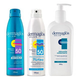 Dermaglós Combo Protección Solar Emulsión Fps50 + Post Solar