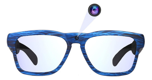 Gafas Inteligentes Oho Sunshine Con Bluetooth Y Cámara, Azul