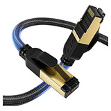 Cable Ethernet Cat 8 De 3 Pies (2 Paquetes), Cable De Intern