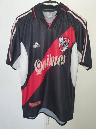 Camiseta River Plate adidas 2001 Negra #30 Cavenaghi Talle S