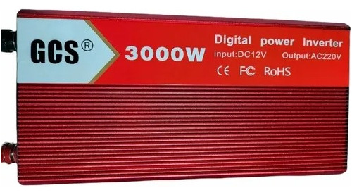 Inversor De Voltaje 3000w 12v A 220v - Alta Potencia