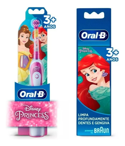 Cepillo Electrico Princess + Repuesto Oral B Pro Salud Suave