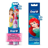 Cepillo Electrico Princess + Repuesto Oral B Pro Salud Suave