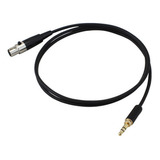 3,5 Mm Jack A 3pin Mini Xlr Hembra Para Bm800 Pc Audífonos