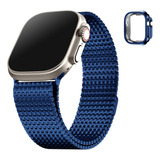 Malla Y Funda Para Apple Watch Ultra/ultra 2 49mm Azul