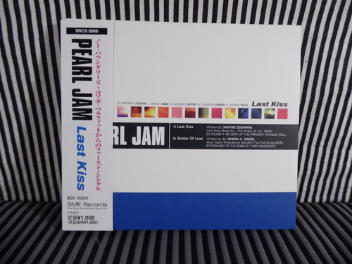 Pearl Jam  Last Kiss Cd Single Japonês Com Obi
