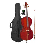 Violoncelo Eagle Ce200 4/4 Arco Breu Capa Bag+ Afinador