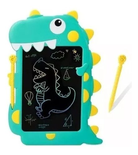 Tablero De Escritura Para Niños Led Tipo Dinosaurio Tableta