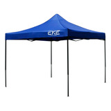 Carpa Toldo 3 X 3 Lona Impermeable Jardin Negocio Eke Azul