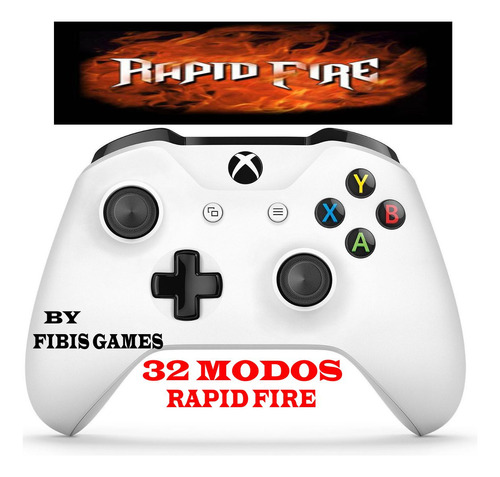 Controle Turbo Rapid-fire Xbox One -32 Modos Slim Branco