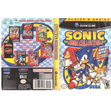Sonic Mega Collection Game Cube Solamente Portada Original
