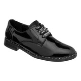 Been Class Mujer Zapato Casual En Charol Negro. Cod 83877-1