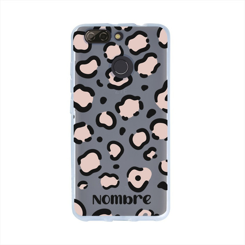 Funda Zte Animal Print Personalizada Con Nombre