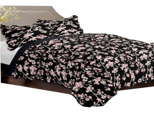 Cubrecama Reversible Estampado 2 1/2 Plazas Pierre Cardin