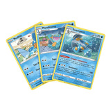 Kit Carta Pokémon Swampert Marshtomp Mudkip Golpe Fusão