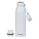 Botella Térmica Waterdog Acero Ta600 Ml Frio Calor Hermetica Color Blanco Wh