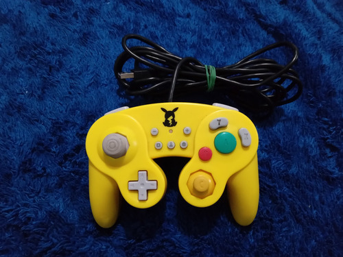 Control Usb Nintendo Switch,tipo Game Cube Edicion Pikachu 