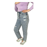 Jeans Colombiano Momfit 3003 Celeste Zoe Company