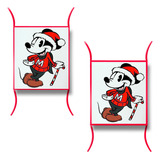 Fundas Para Sillas Vinil Tapiceria Mickey Mause Navidad 2023