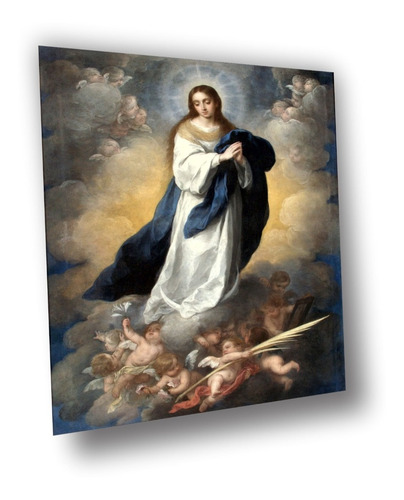 Lienzo Canvas Arte Sacro Virgen Inmaculada Del Espejo 66x50