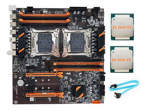 Placa Base X99 De Doble Cpu Lga2011, Compatible Con Memoria