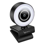 Camara Web Xzeal Xz300 Full Hd Microfono Tripie Aro Luz Usb