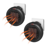 Pack X2 Calefactor Ambiental 900w Portatil Pantalla Led 