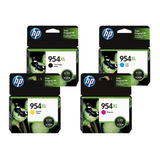 Tinta Hp 954xl Negra+cian+ Magenta+ Amarilla Originales