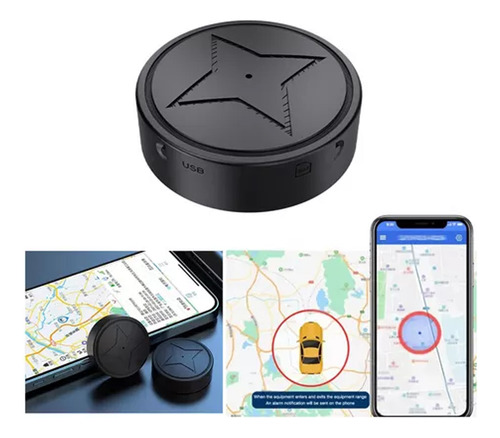 Mini Rastreador Gps Con Fuerte Absorción Magnética De