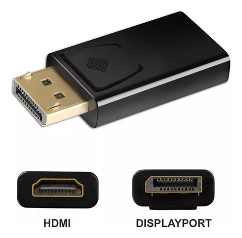 Adaptador Displayport Hdmi Ztecno Display Port Video Full Hd 4k