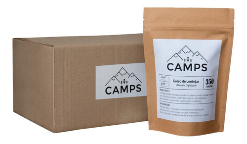 Comida Liofilizada Camps Foods - Mix X12 Unidades
