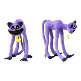 Peluche Gato Violeta Patas Largas Critters Sonrientes Ou