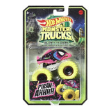 Carrinho Hot Wheels Monster Trucks Brilha Escuro Piran-ahhhh