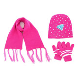 Kit Set Infantil Invierno De Bufanda + Guante Magico + Gorro