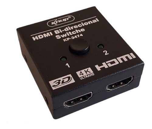 Chaveador Switch Compativel Hdmi 2x1 E 1x2 Bi-direcional 4k