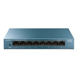 Switch Gigabit Tp-link Ls108g, Azul, 10 W, 8 Puertos Ls108g